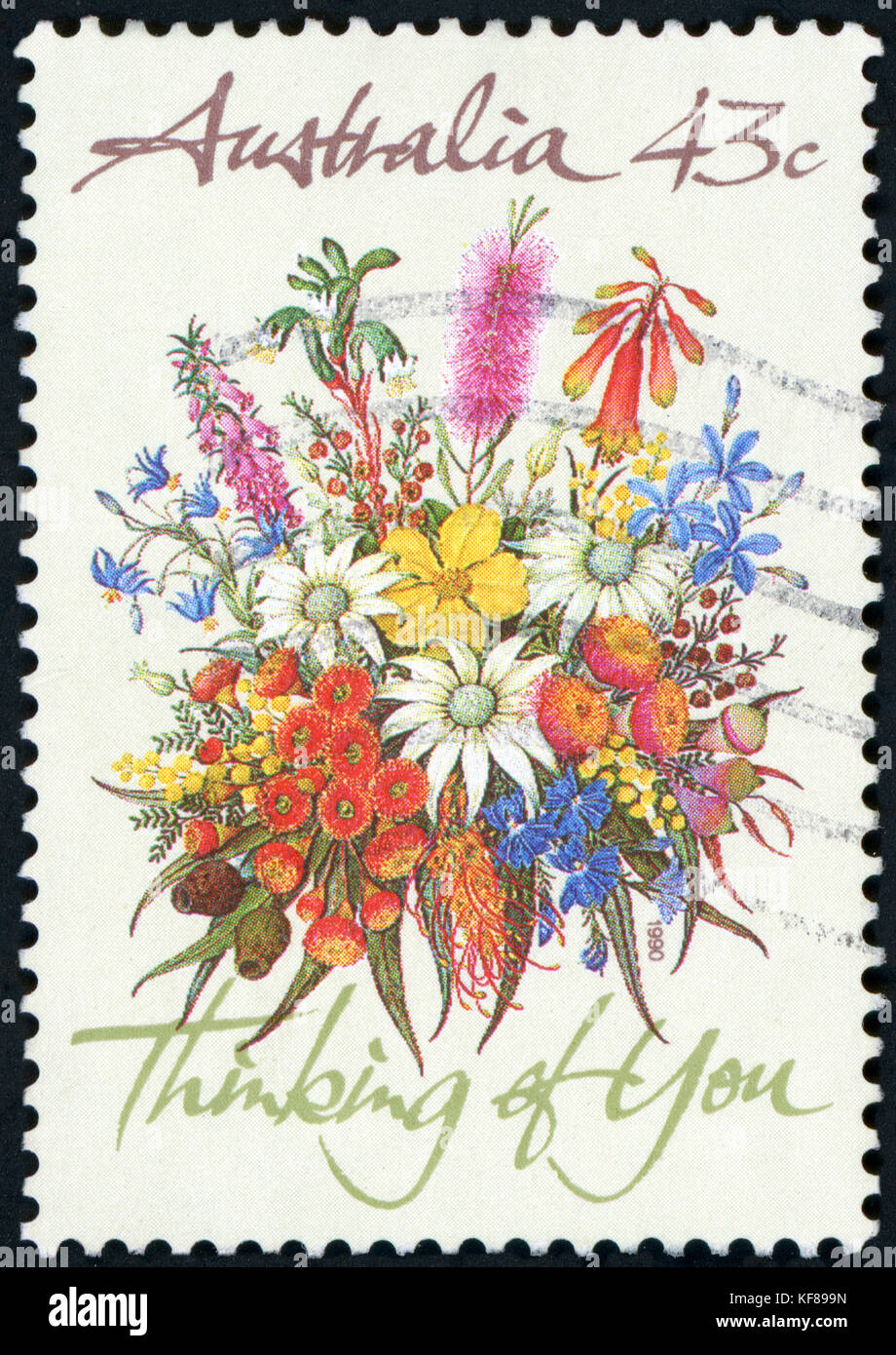 Postage Stamp Australia Stock Photo Alamy