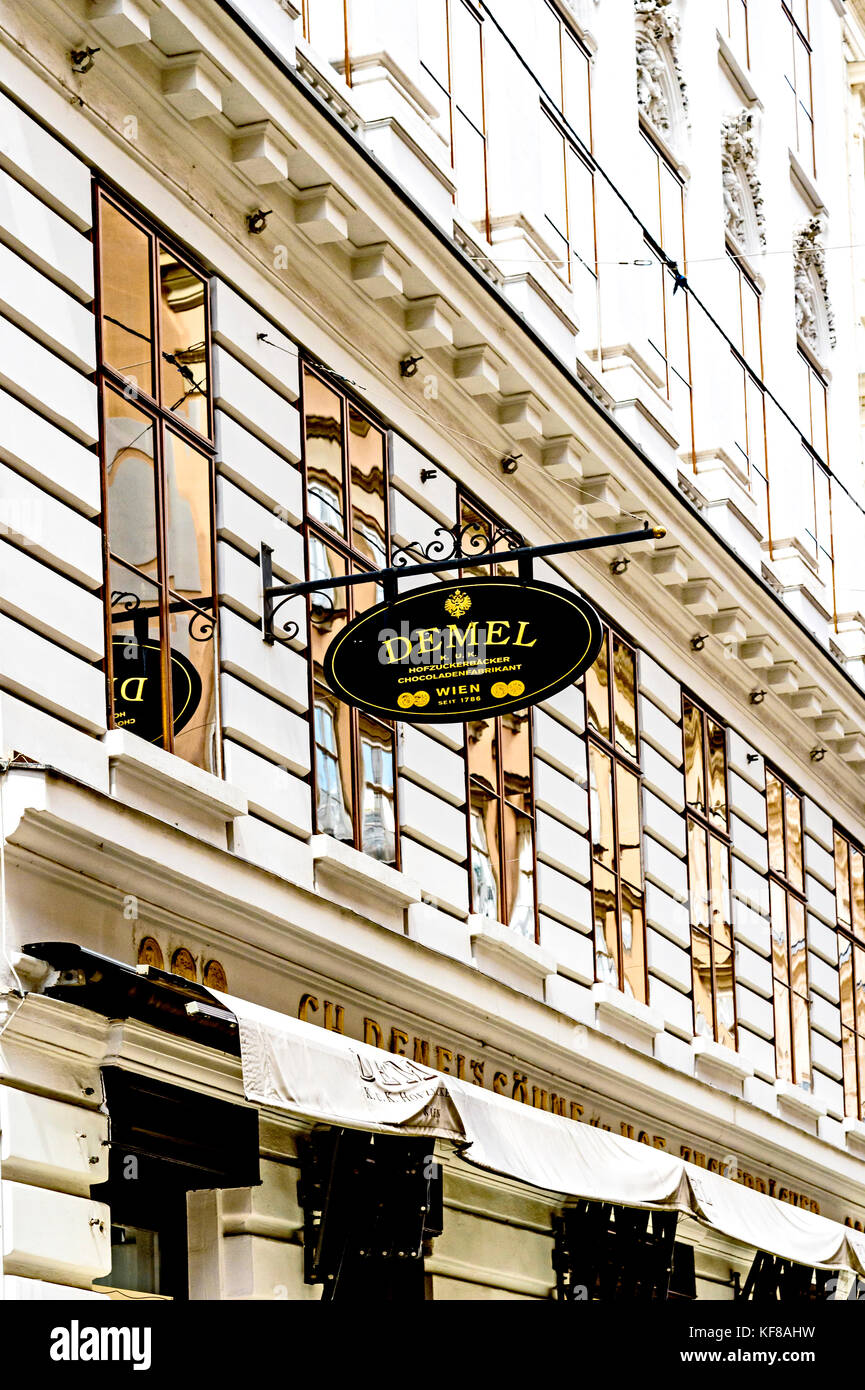 Vienna (Austria) Café Demel Stock Photo