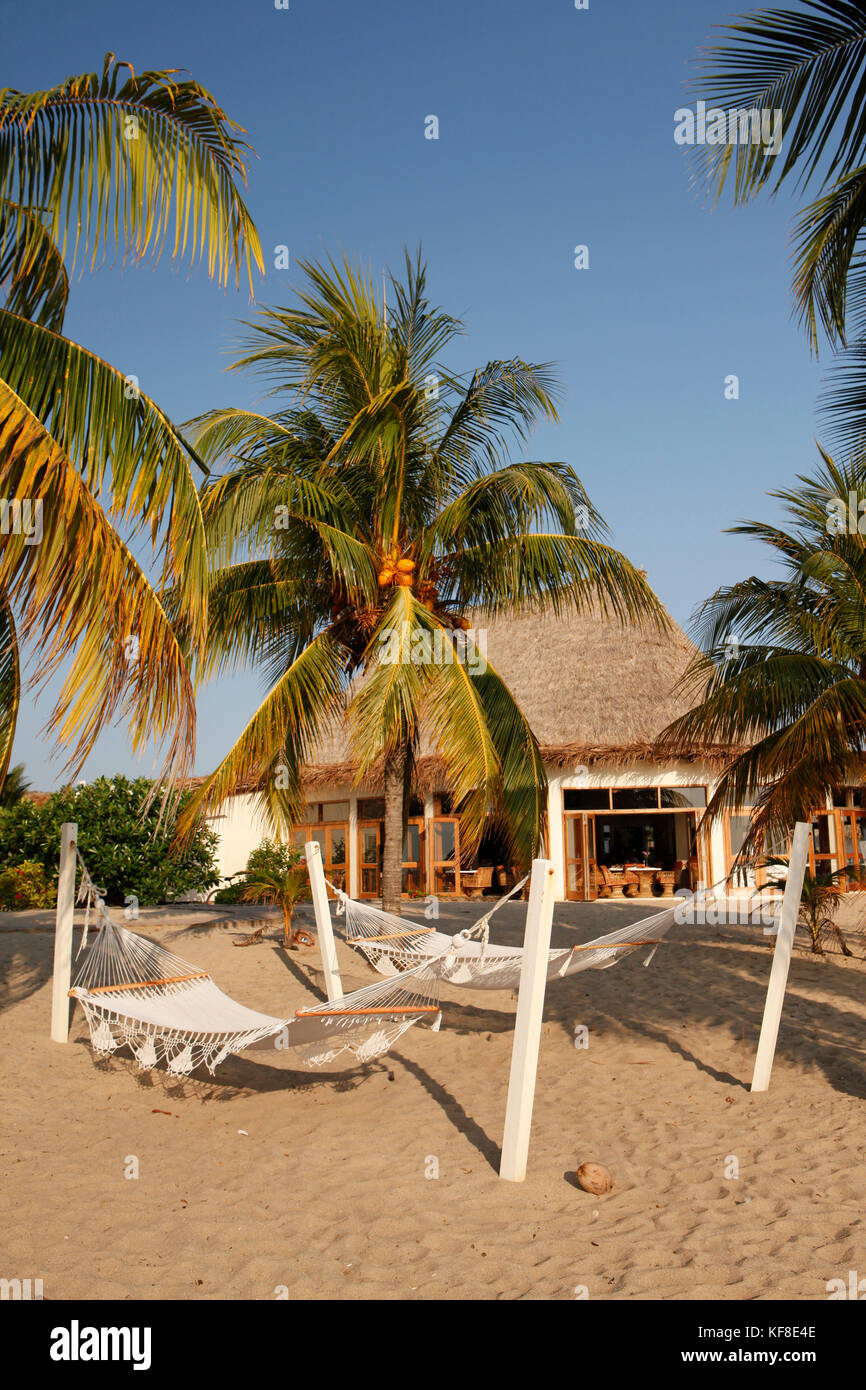 BELIZE, Hopkins, Jaguar Reef Lodge Stock Photo Alamy