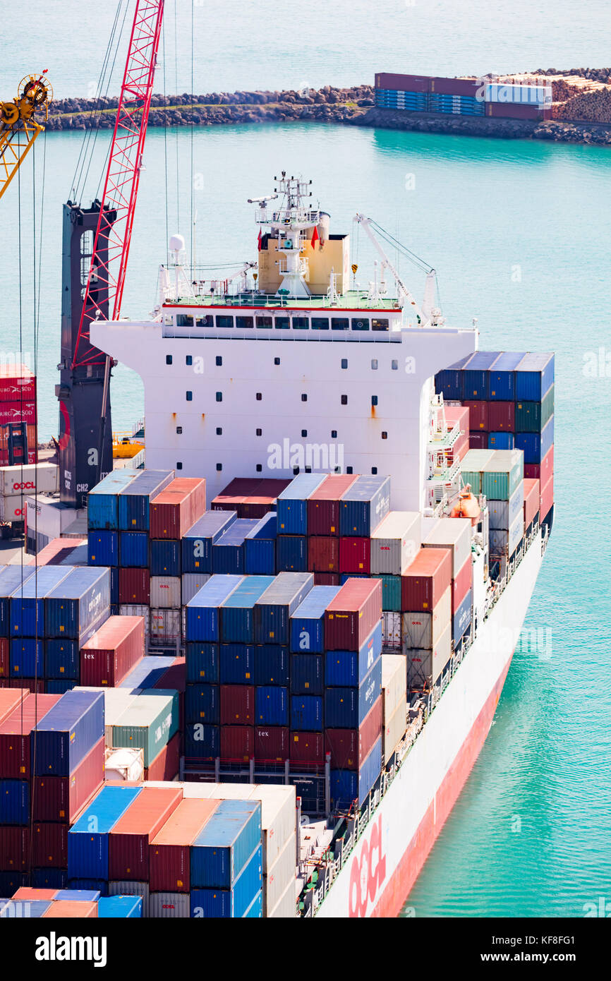 Shipping Containers in New Zealand Stock Photo Alamy