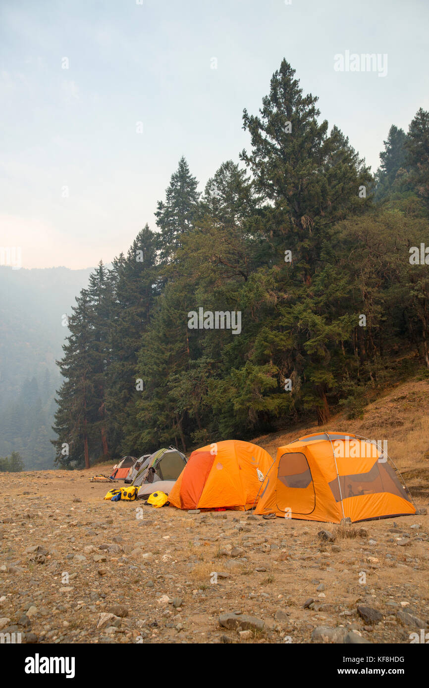 Usa Oregon Wild And Scenic Rogue River In The Medford District Camping At The Horseshoe Bend Campground Stock Photo Alamy