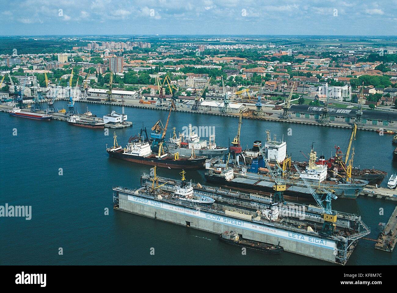 Lithuania, Klaipeda, Port Stock Photo Alamy