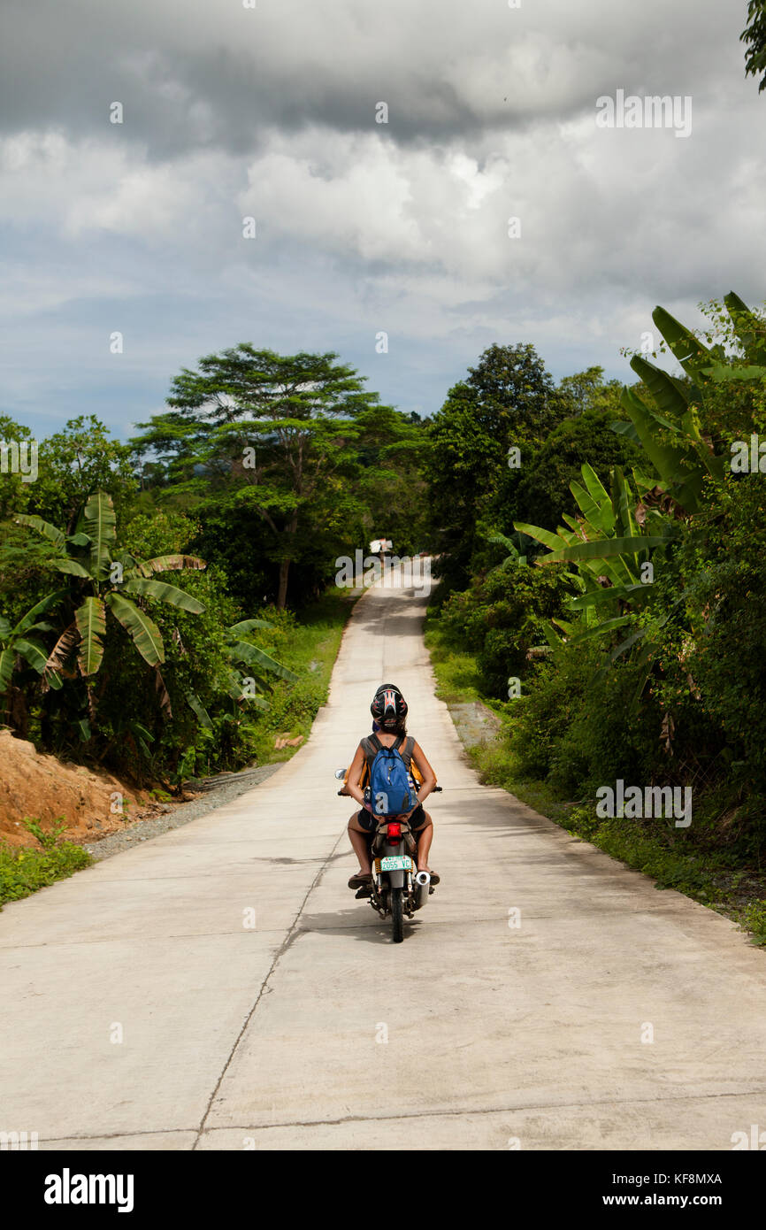 PHILIPPINES, Palawan, Sabang, on the road from Barangay to Sabang to see the Underground River Stock Photo