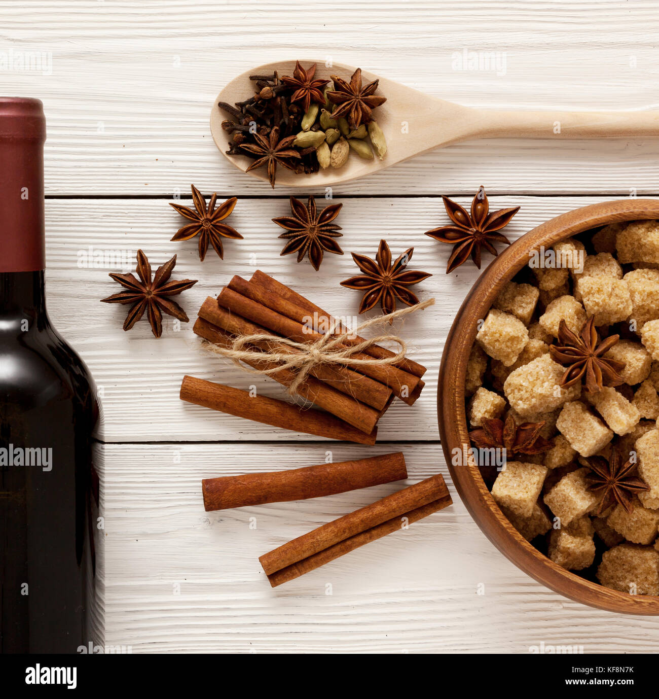 spices for mulled wine Stock Photo Alamy