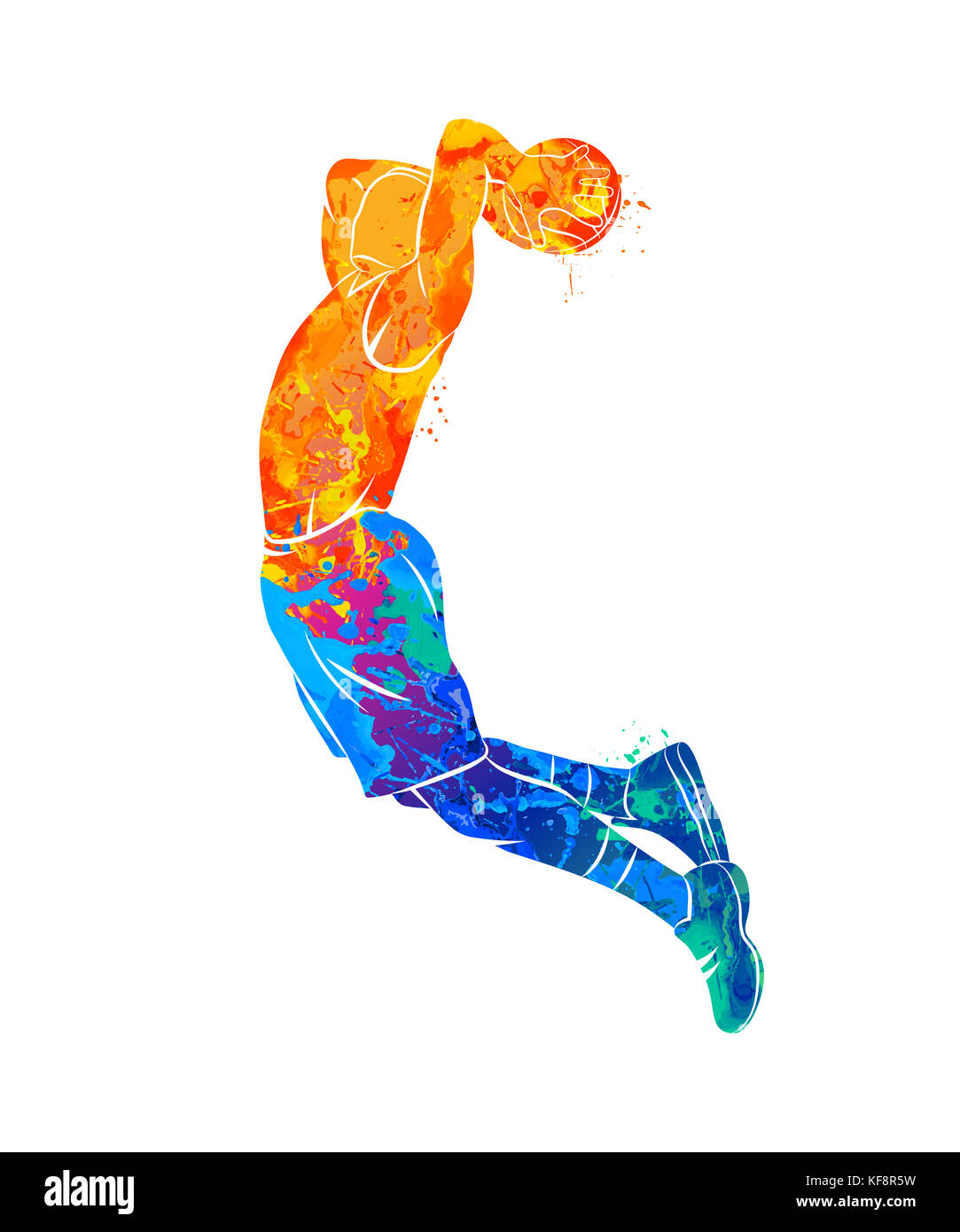 basketball player, ball Stock Photo Alamy