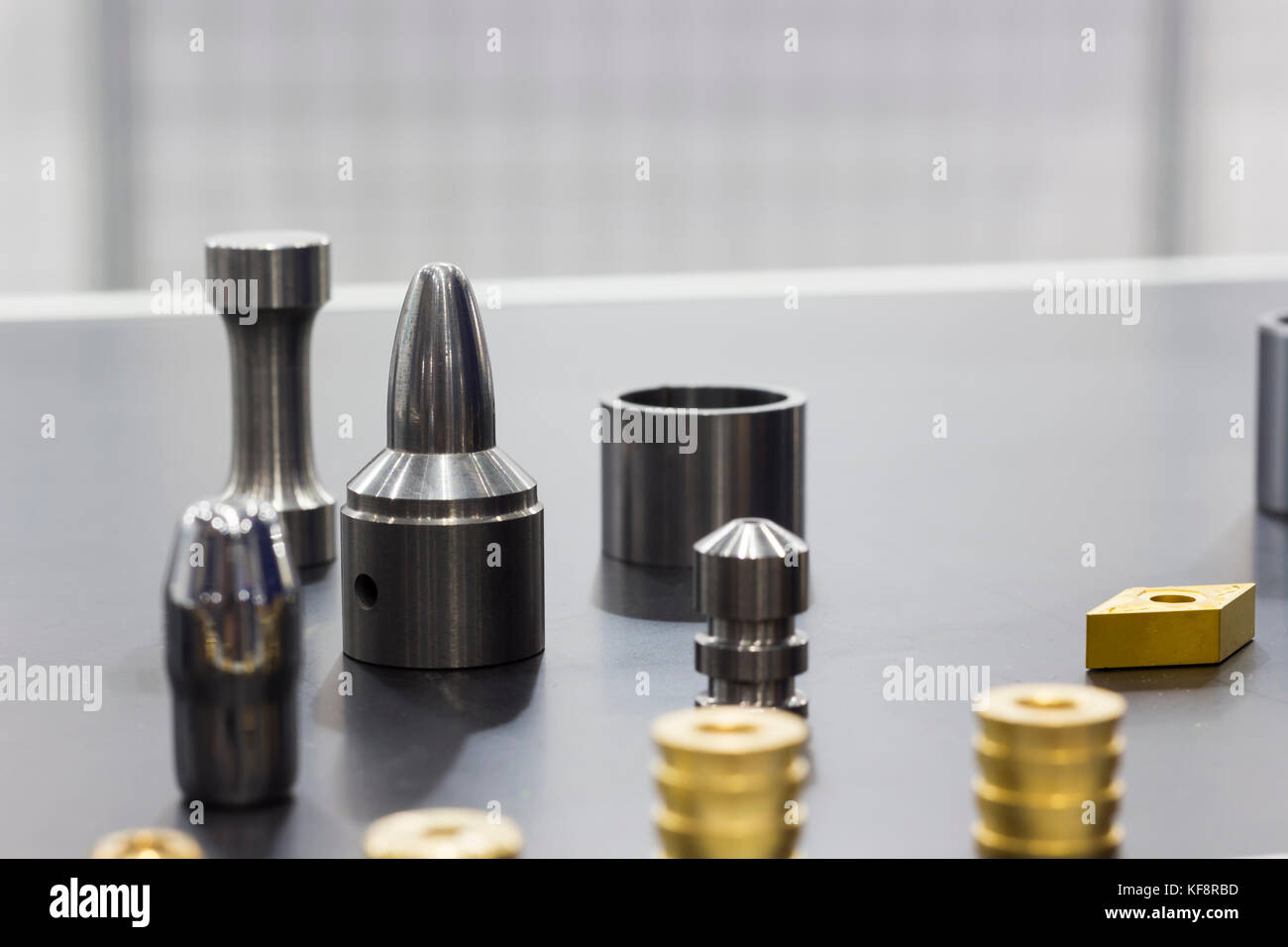 small metal mechanical spare parts for industry Stock Photo Alamy