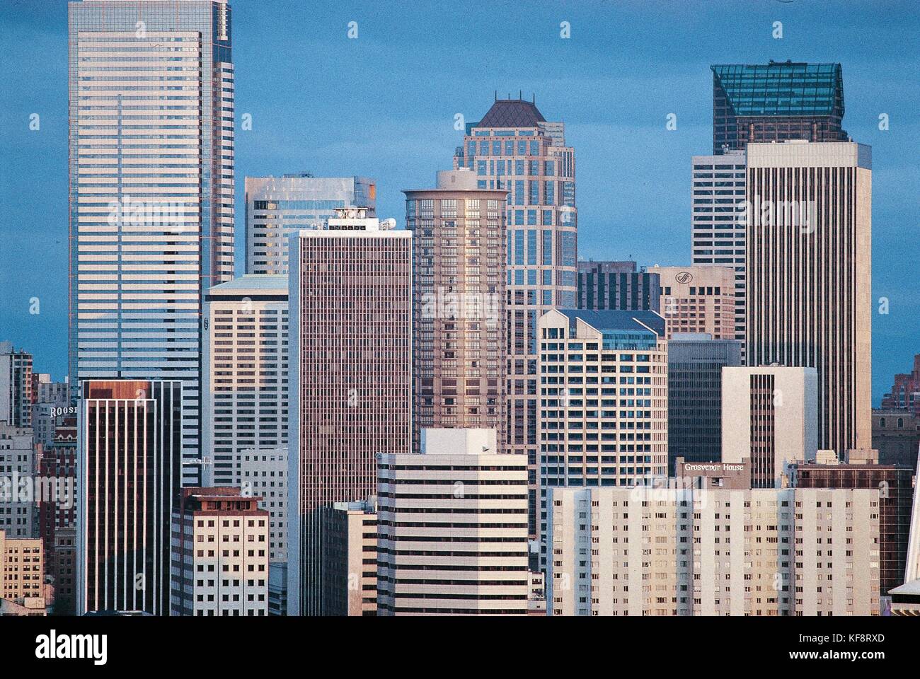 United States Of America Washington Downtown Seattle Stock Photo