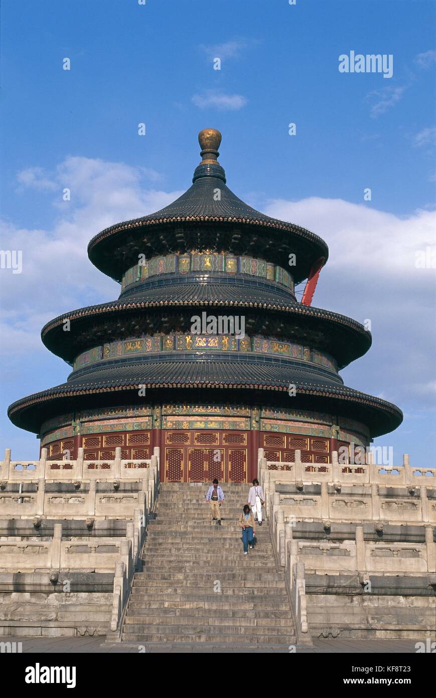 China, Beijing (Beijing), the Temple of Heaven (Tian Tan) (World Heritage Site by UNESCO, 1998). Stock Photo