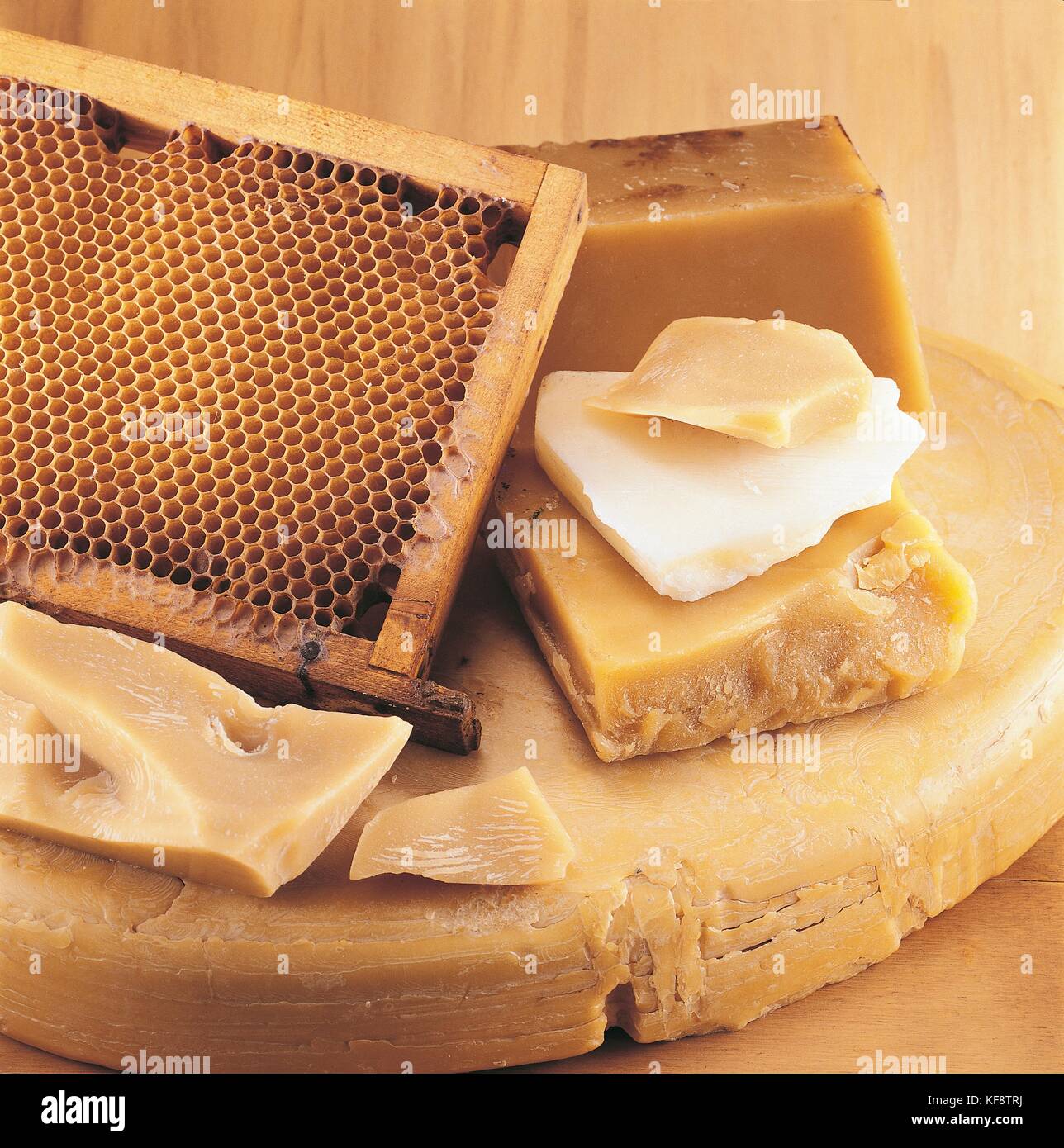 Still Life Beeswax Stock Photo