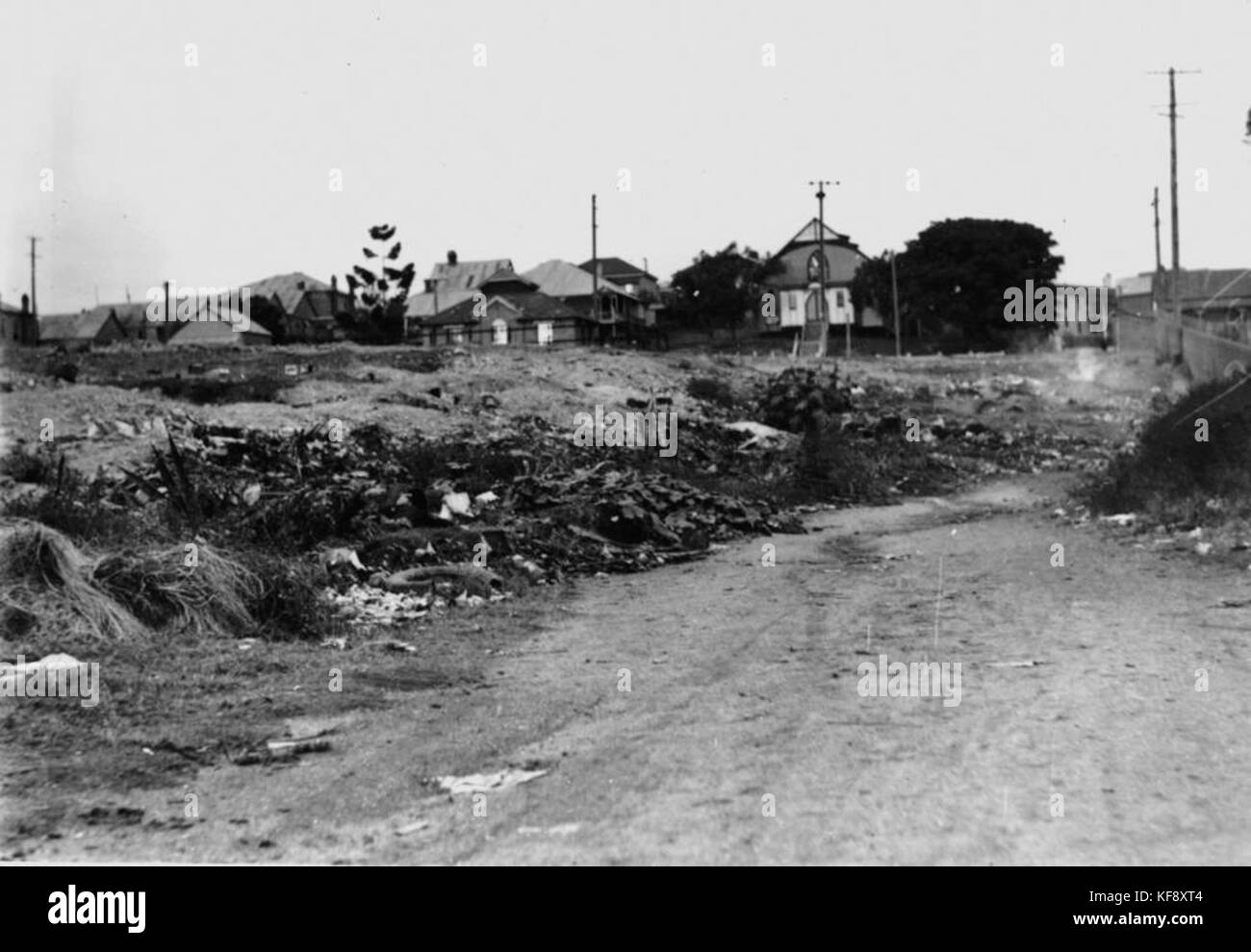 1 104580 Rubbish dump at Milton, Brisbane, 1938 Stock Photo Alamy