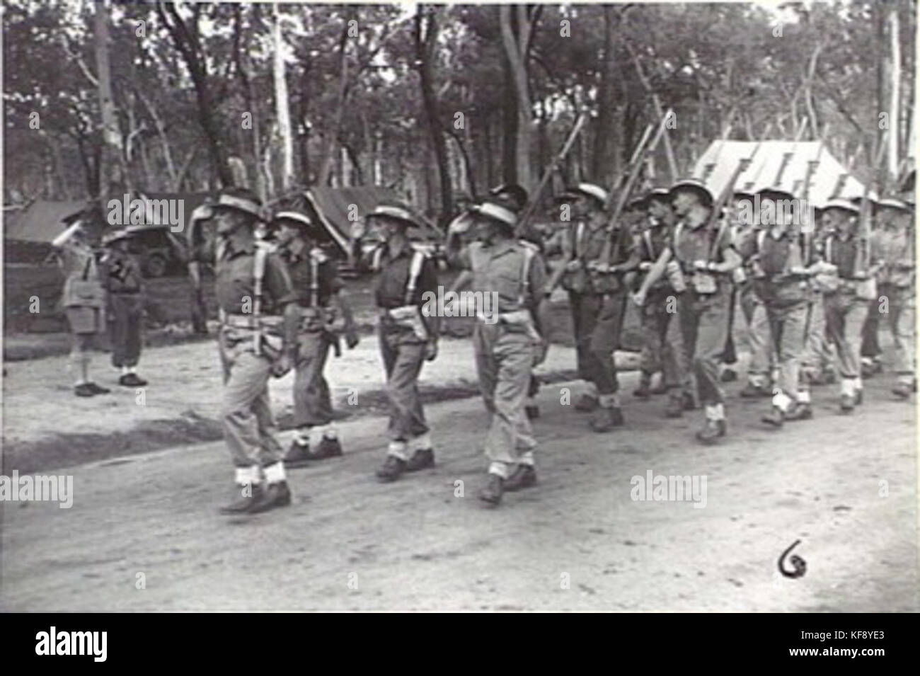 2 11th Commando Squadron march past Feb 1945 Stock Photo - Alamy