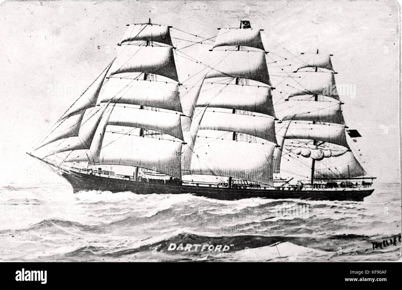 Dartford (ship, 1877)   SLV H99.220 3663 Stock Photo
