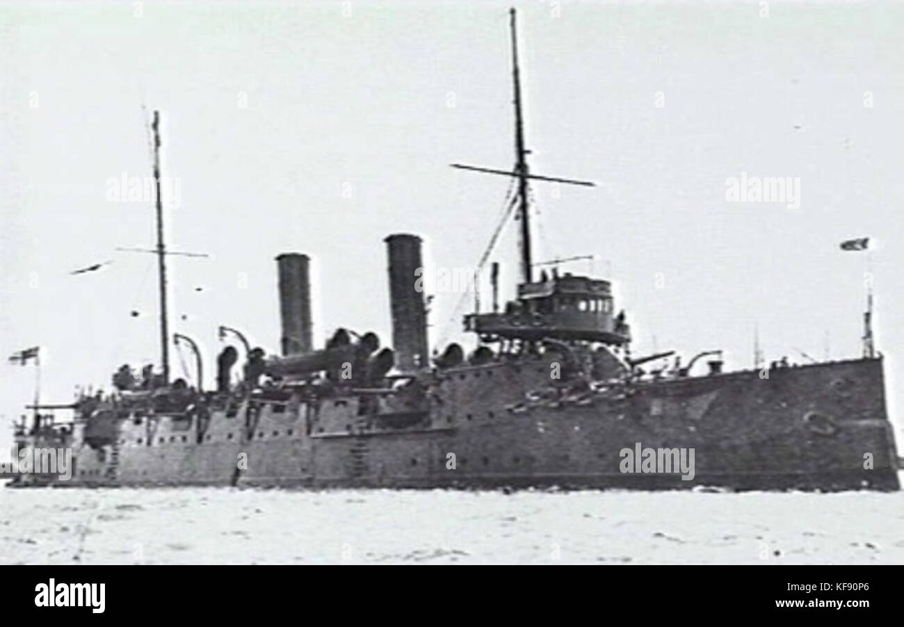 HMS Cambrian 1910 AWM 302155 Stock Photo Alamy