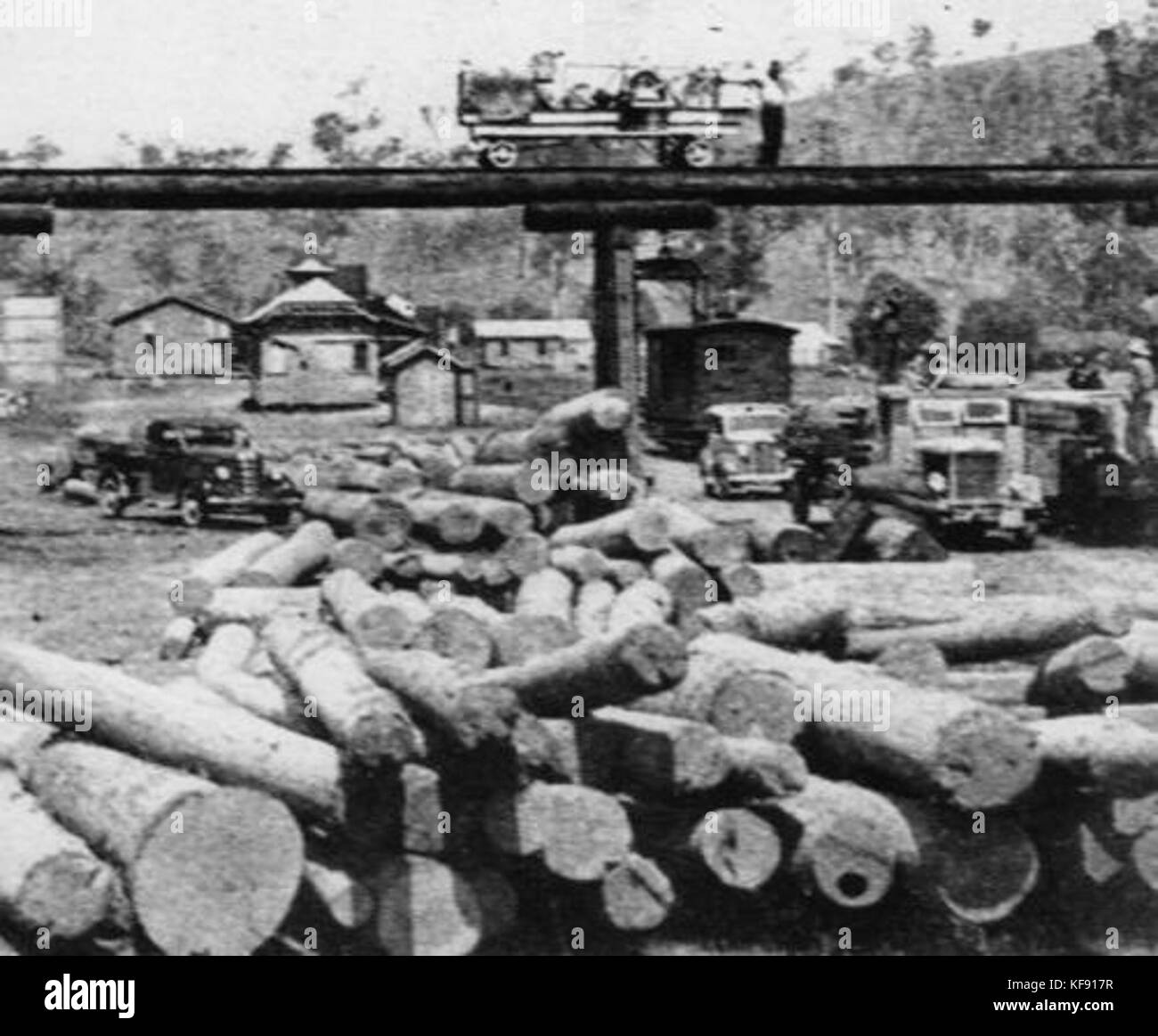 Kilcoy Railway 1939 Stock Photo - Alamy