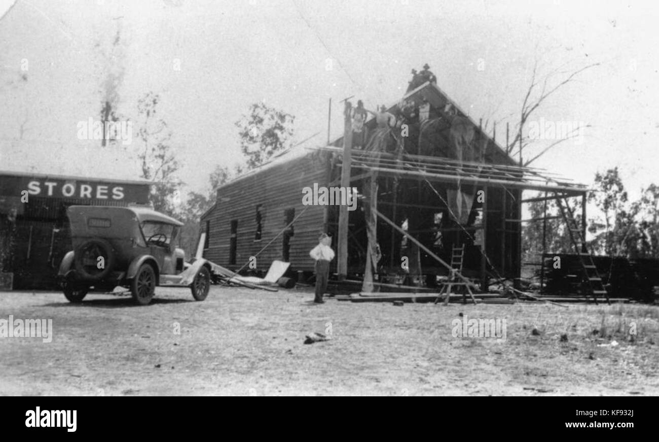 1 122702 Spring Vale Hall under construction at Abercorn in the