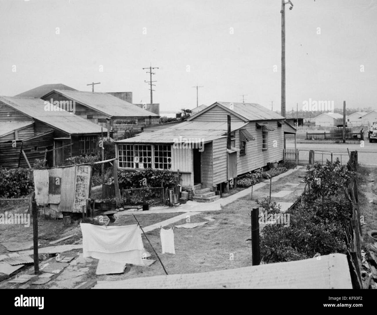 1 123880 View of a part of the suburb of Rocklea in the 1950s Stock Photo