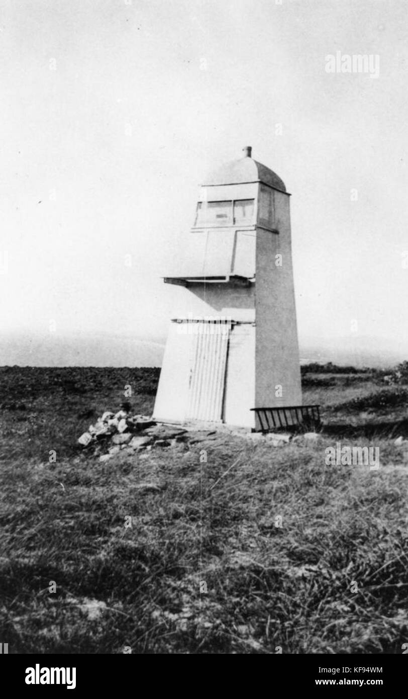 Lead light at Bustard Head, 1932 Stock Photo