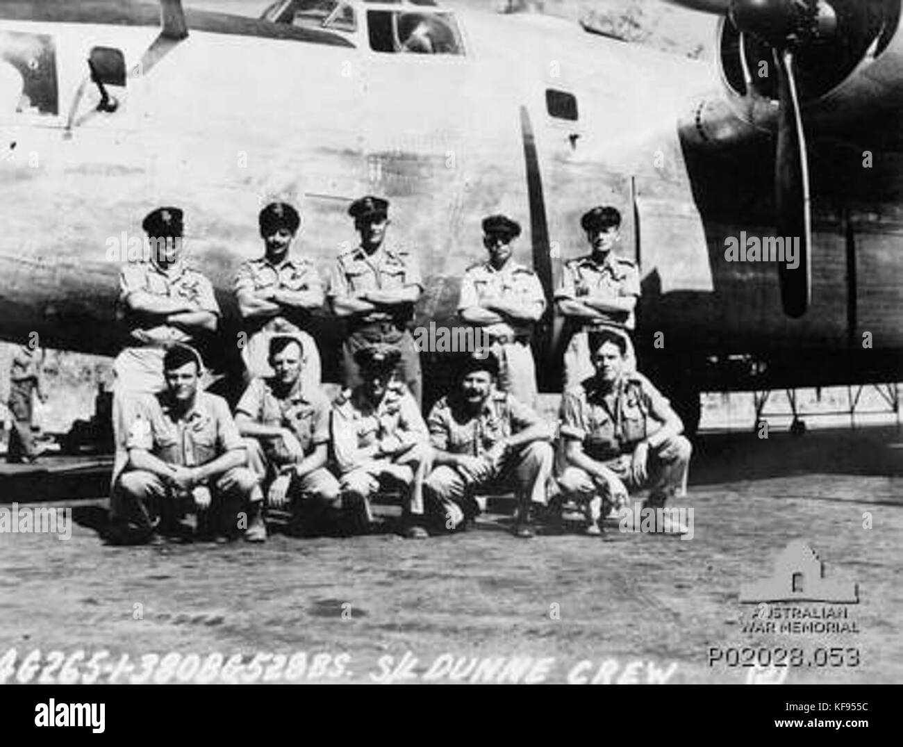 23 Squadron RAAF Liberator Aircrew Darwin NT 1944 AWM P02028.053 Stock ...