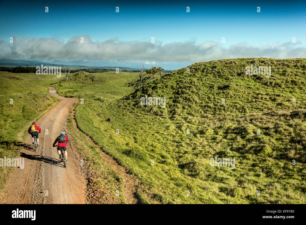 USA, Hawaii, The Big Island, journalist Daniel Duane and chef Seamus