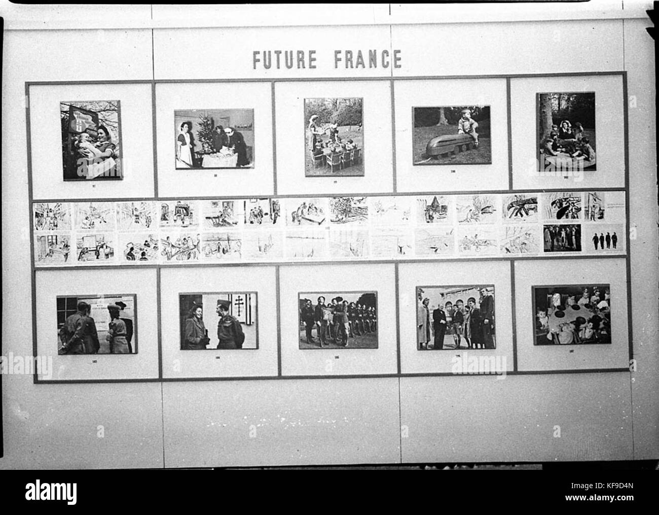 13286 The future France at French Exhibition The Spirit of France David Jones taken for Courier australien Stock Photo
