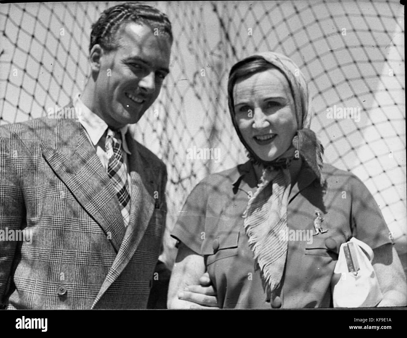 22914 Arrival of Miss Fay Compton from Melbourne Stock Photo - Alamy