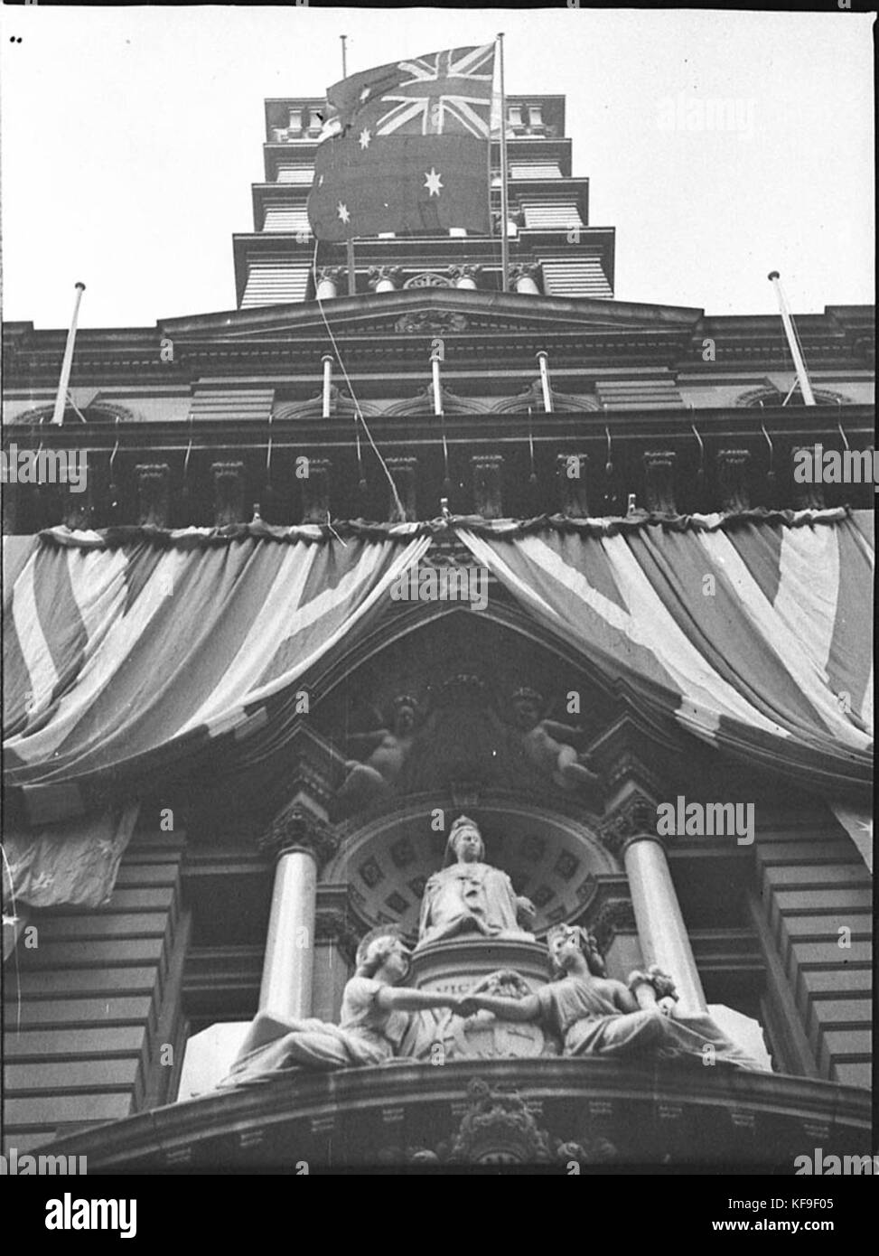 19284 Coronation decorations Stock Photo - Alamy