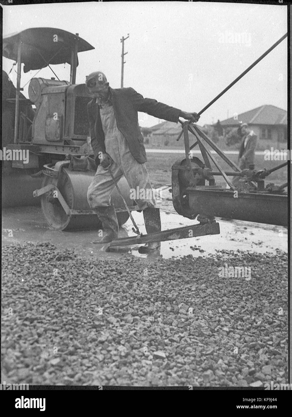 31090 Cement dressing Lambton Road Stock Photo Alamy