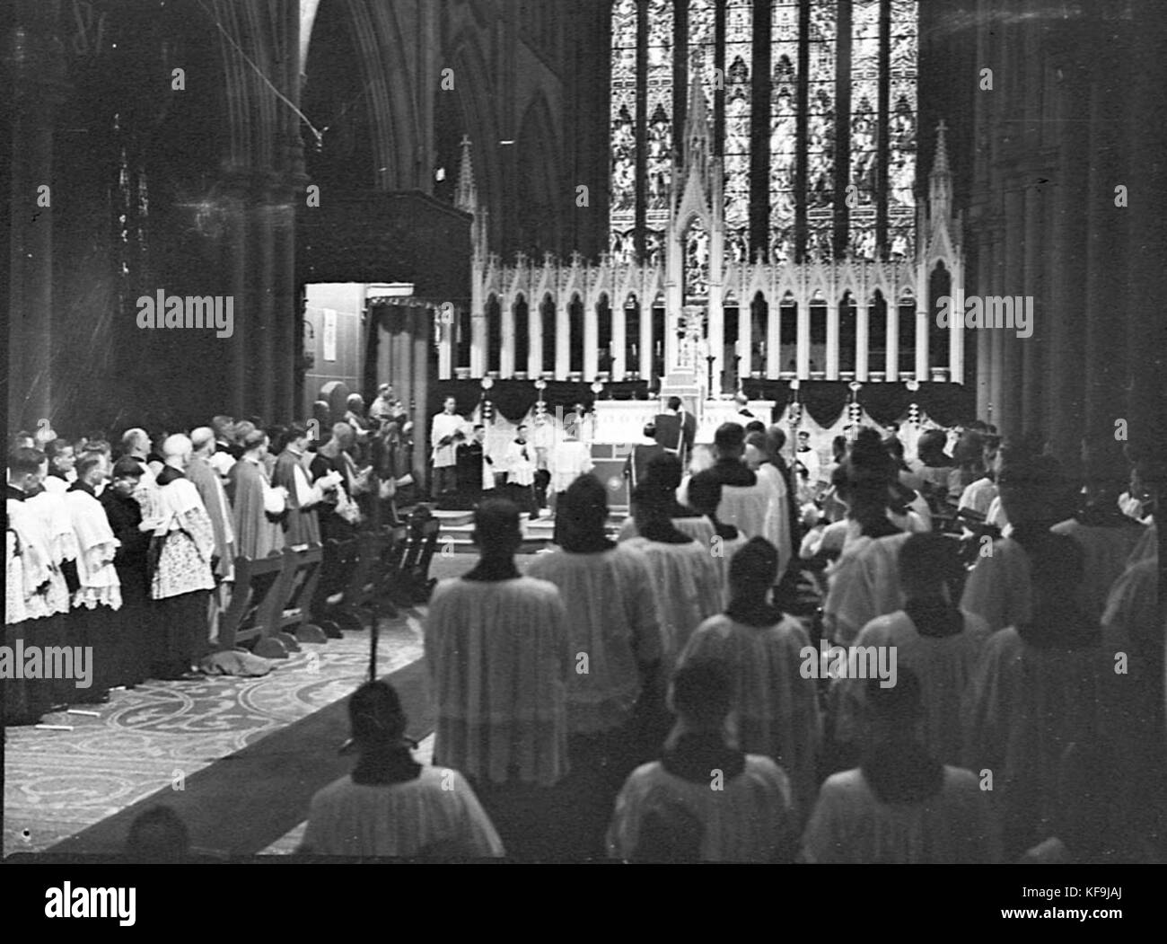 24549 Requiem Mass for Pope Stock Photo