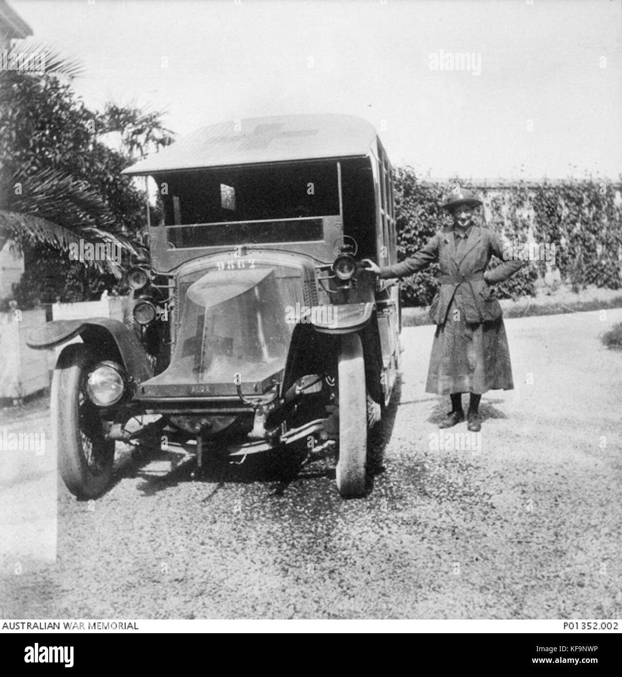 Alda Motor Ambulance Troyes 1915 Stock Photo