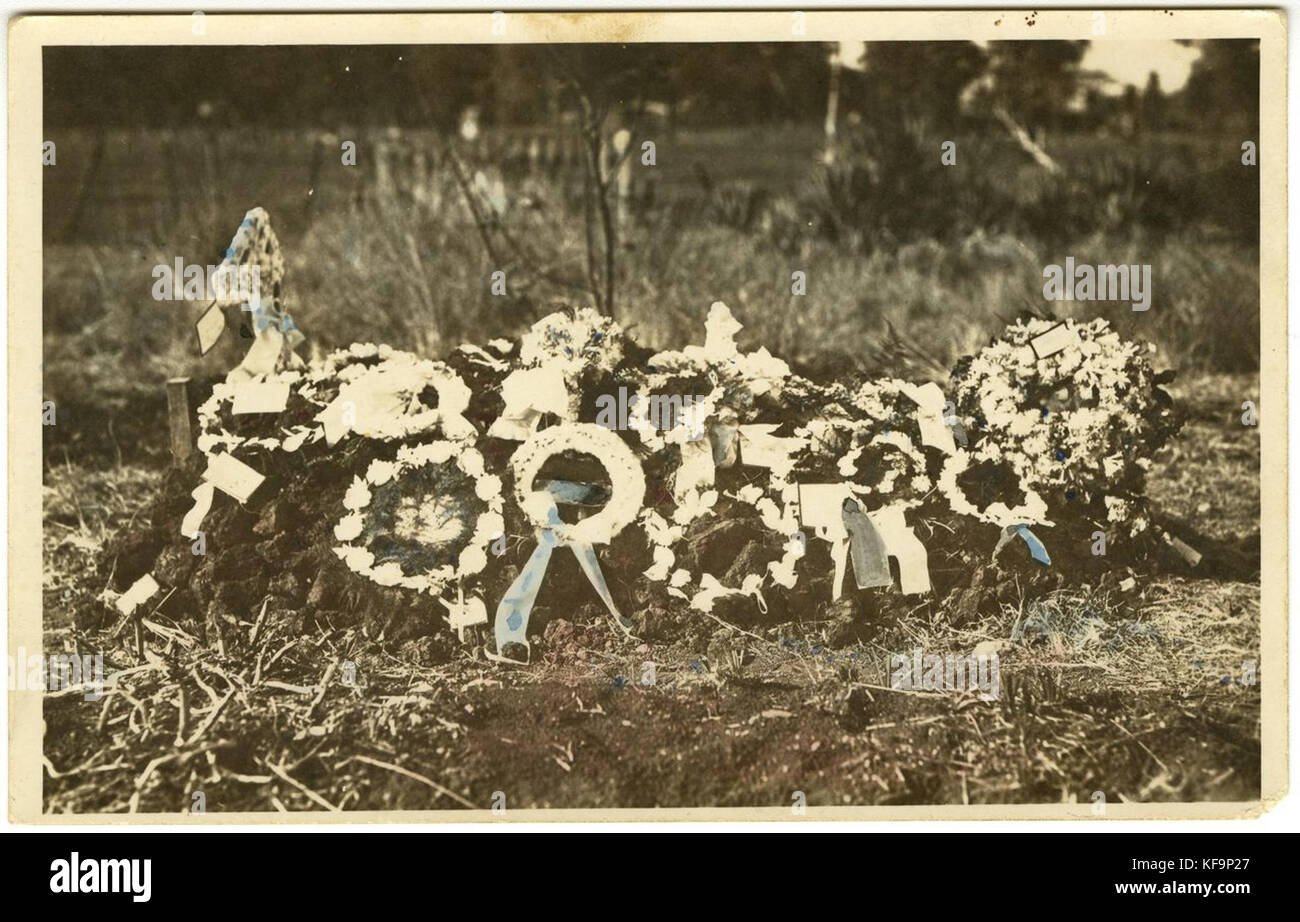 John Fryer's grave, Springsure Cemetery, Queensland, February 1923