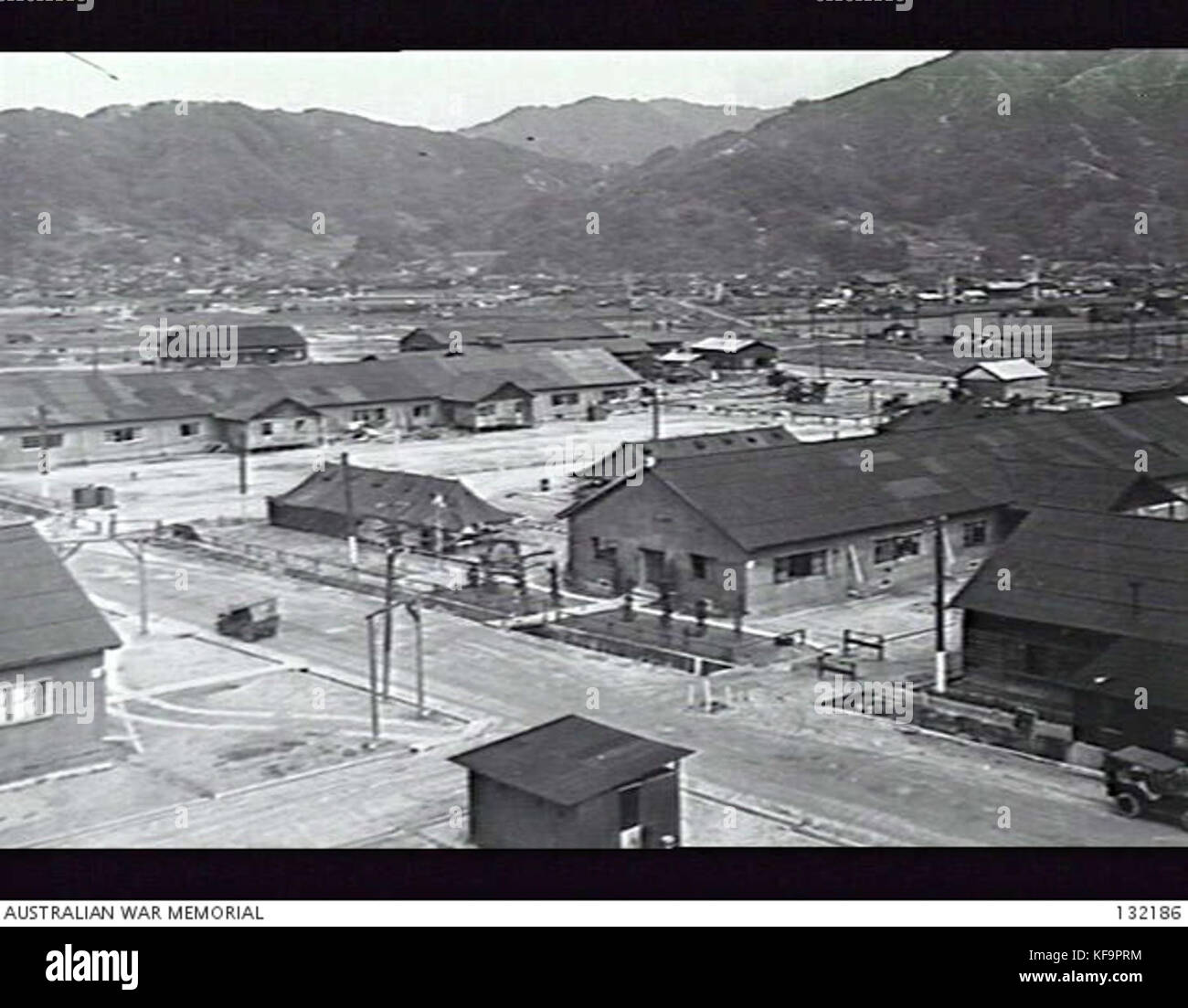 132186 20TH FIELD AMBULANCE BUILDINGS Stock Photo