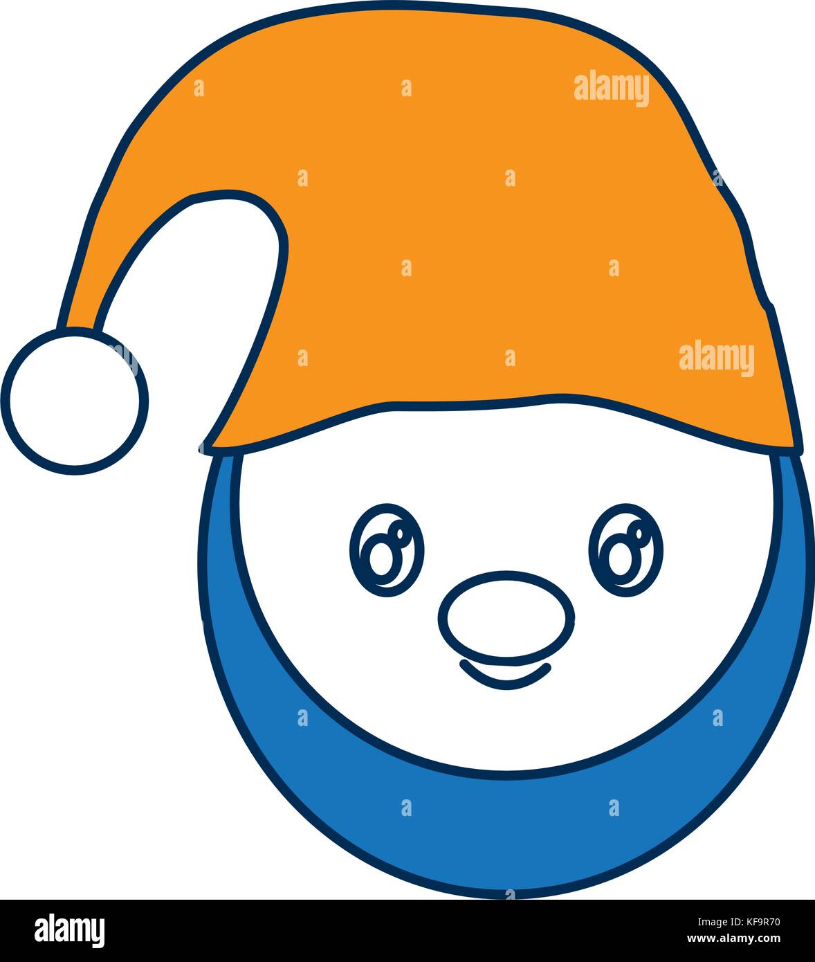 santa helper icon over white background colorful design vector ...