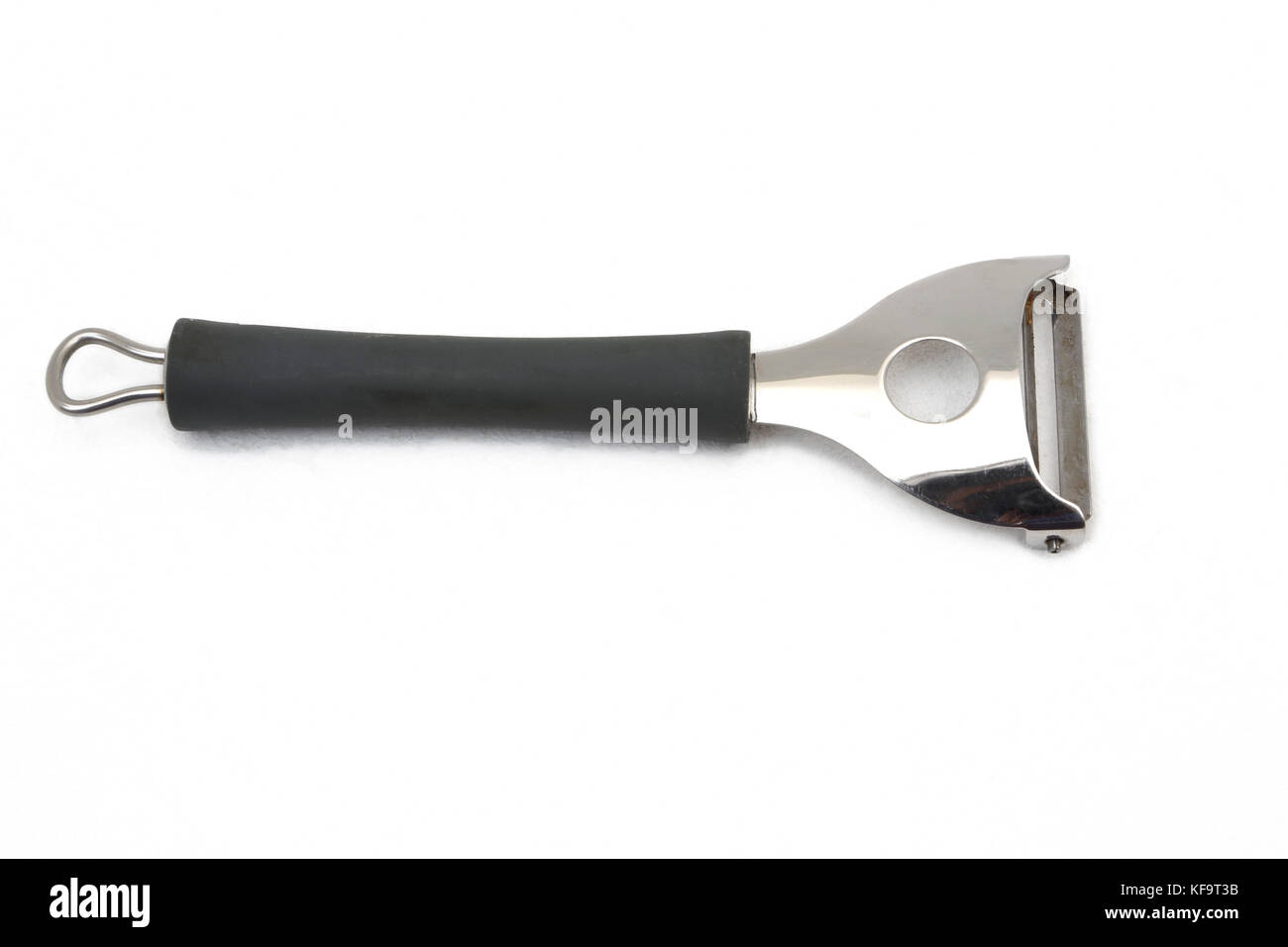 Stainless Steel Vegetable Peeler with Soft Grip on Handle Stock Photo Alamy