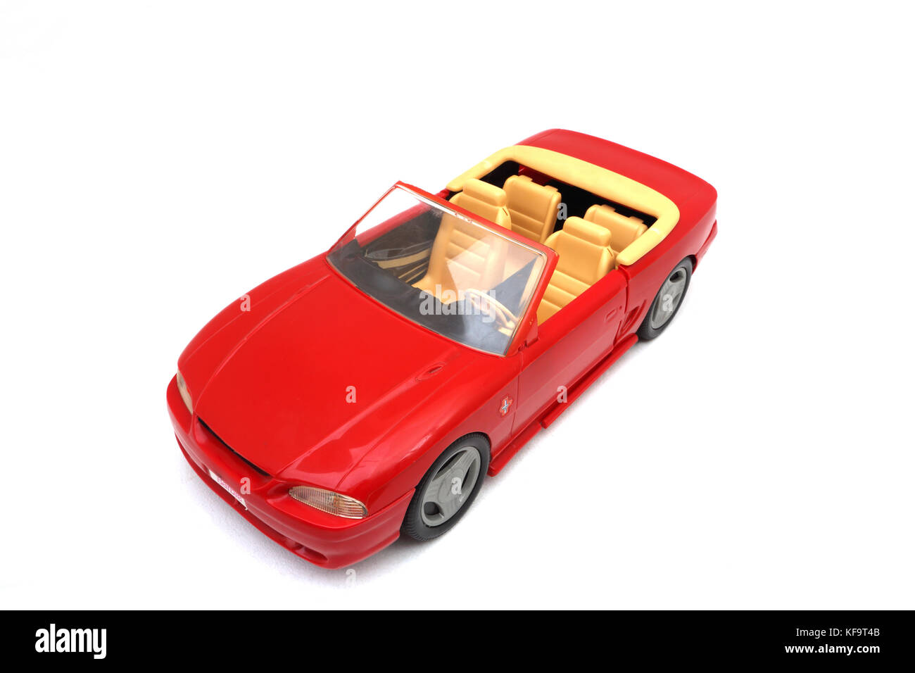 Vintage 1990's Toy Ford Mustang Barbie Convertible Car Stock Photo - Alamy