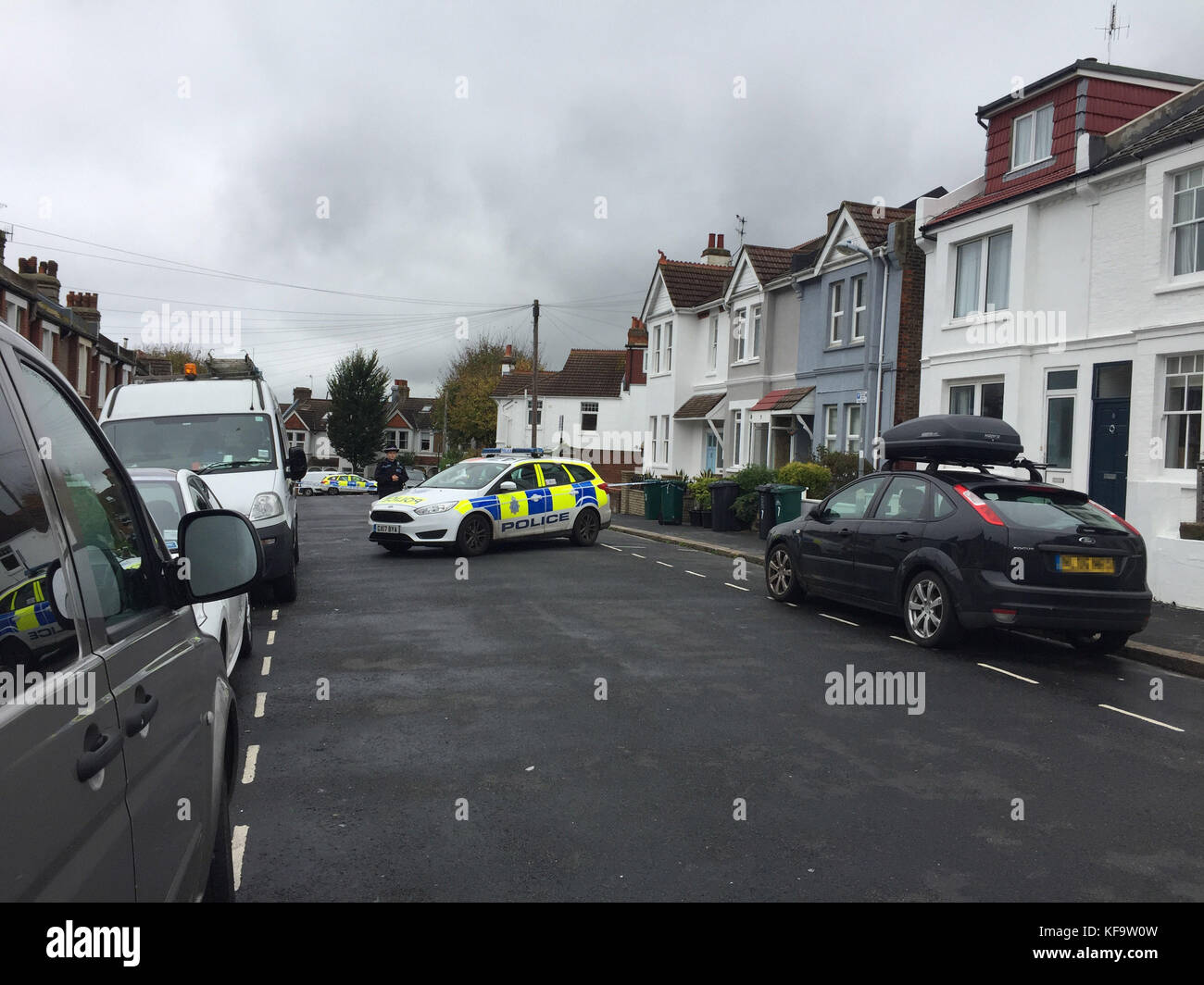 EDITORS NOTE NUMBER PLATES PIXELATED BY PA PICTURE DESK A police