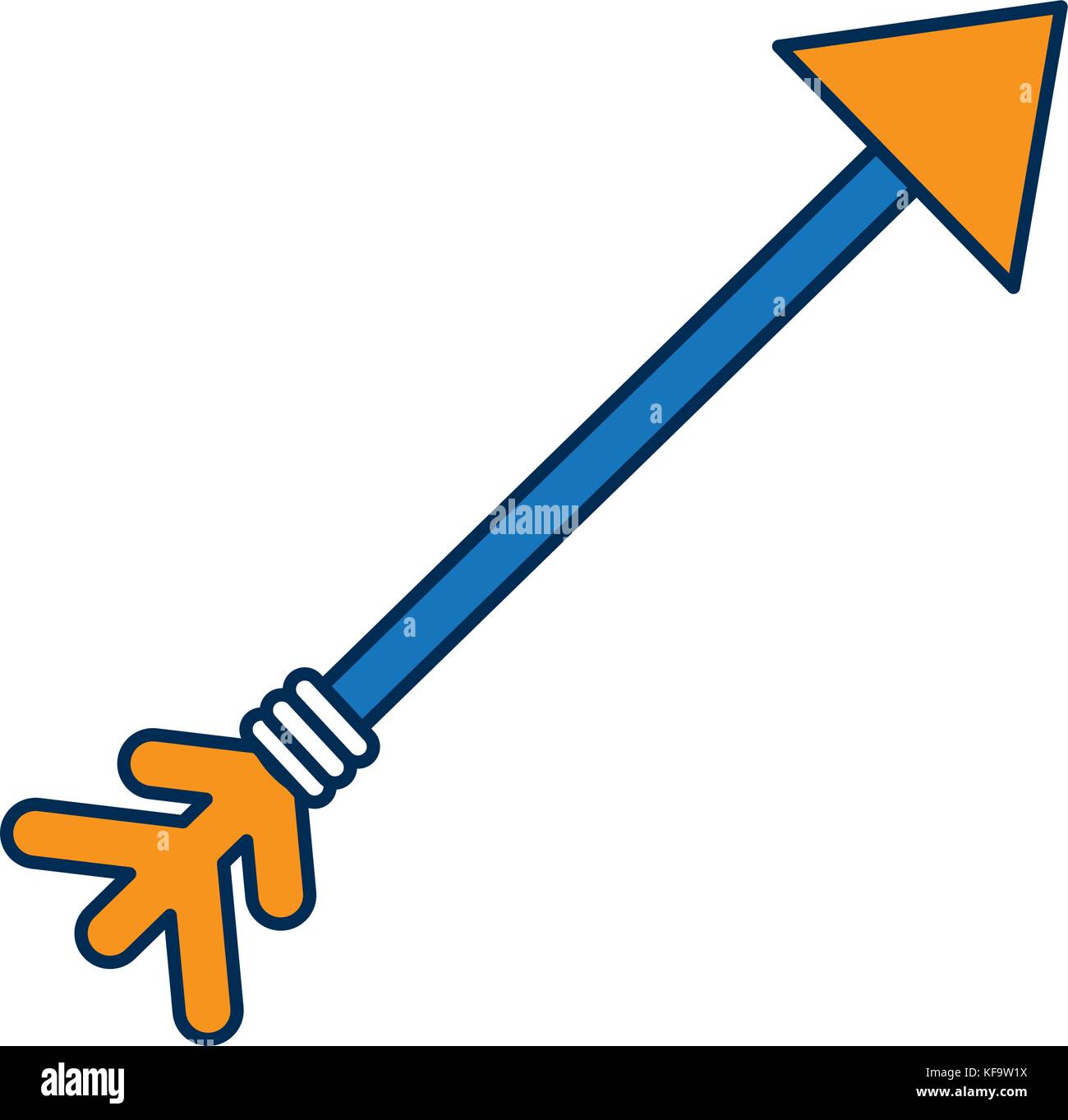 arrow icon over white background vector illustration Stock Vector Image ...