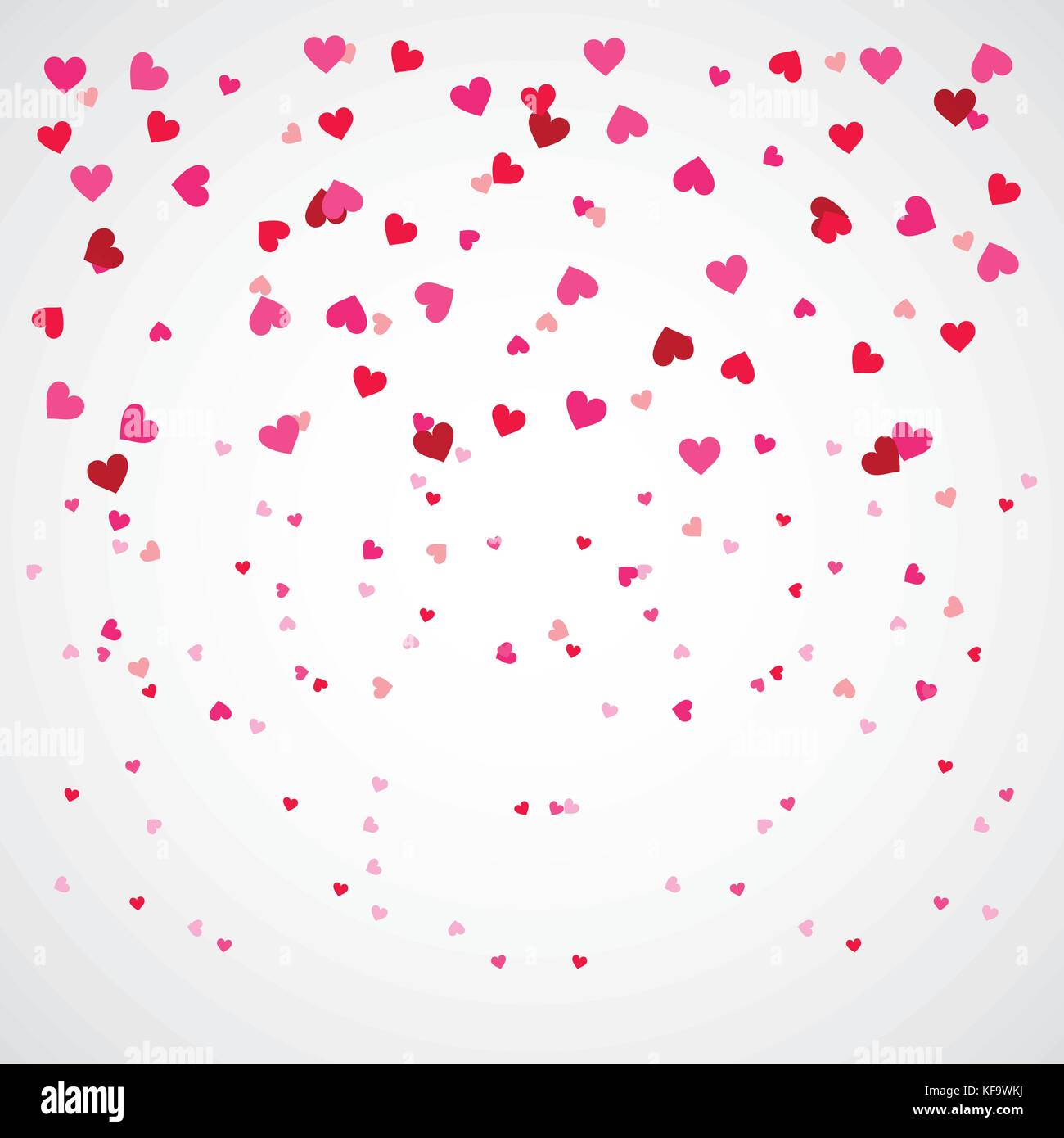beautiful seamless romantic pattern with hearts vector illustration ...