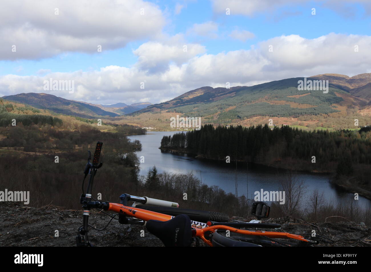 Kin Loch Ard Loch Ard, Aberfoyle, Kinlochard, Scotland, Highlands Stock Photo - Alamy