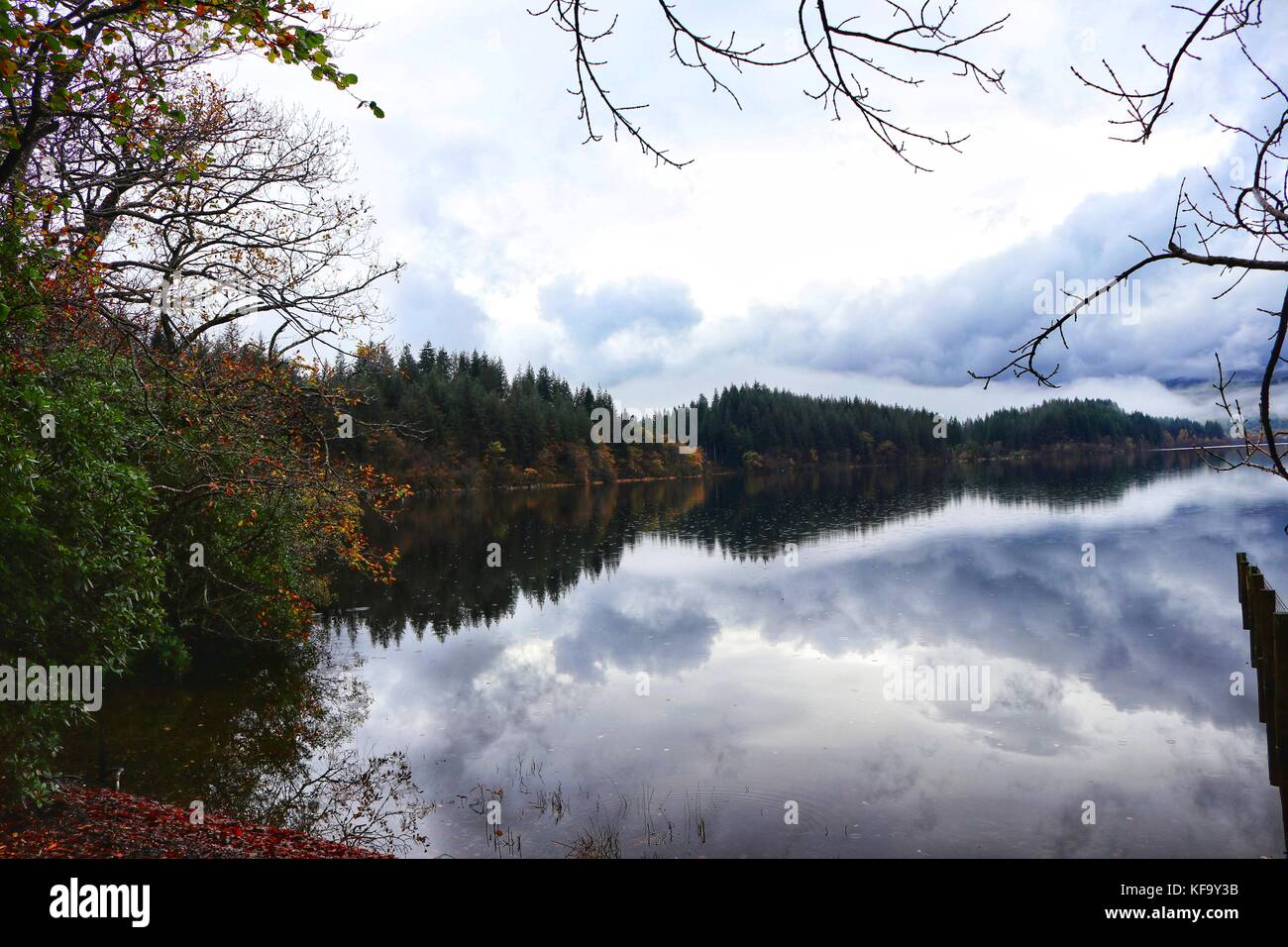 Kin Loch Ard Loch Ard, Aberfoyle, Kinlochard, Scotland, Highlands Stock Photo - Alamy