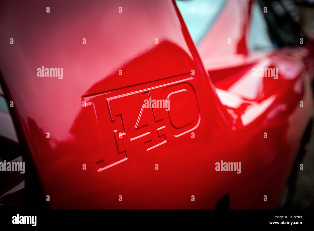 The Ferrari F40 Is A Mid Engine Rear Wheel Drive Two Door