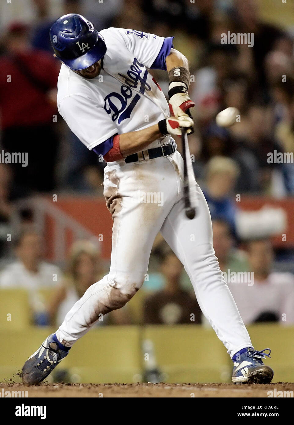 2006 Nomar Garciaparra Los Angeles Dodgers Majestic Batting