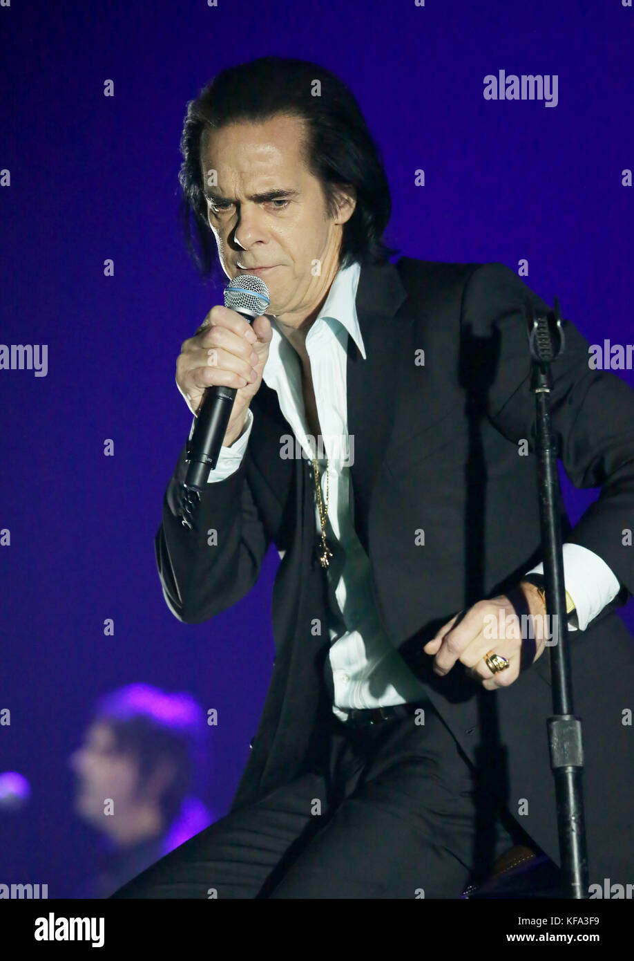 Nick Cave Performing at Manchester Arena Featuring Nick Cave Where Manchester, United Kingdom