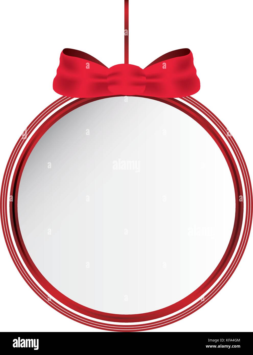 christmas ball icon over white background vector illustration Stock ...
