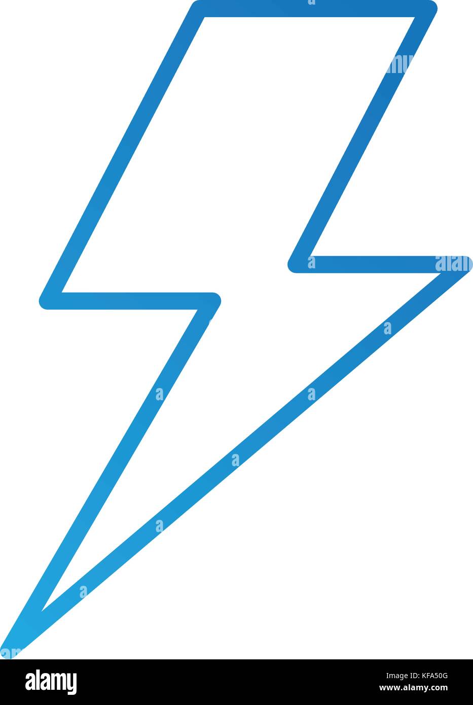 electric lightning bolt with shading effects Stock Vector Image & Art
