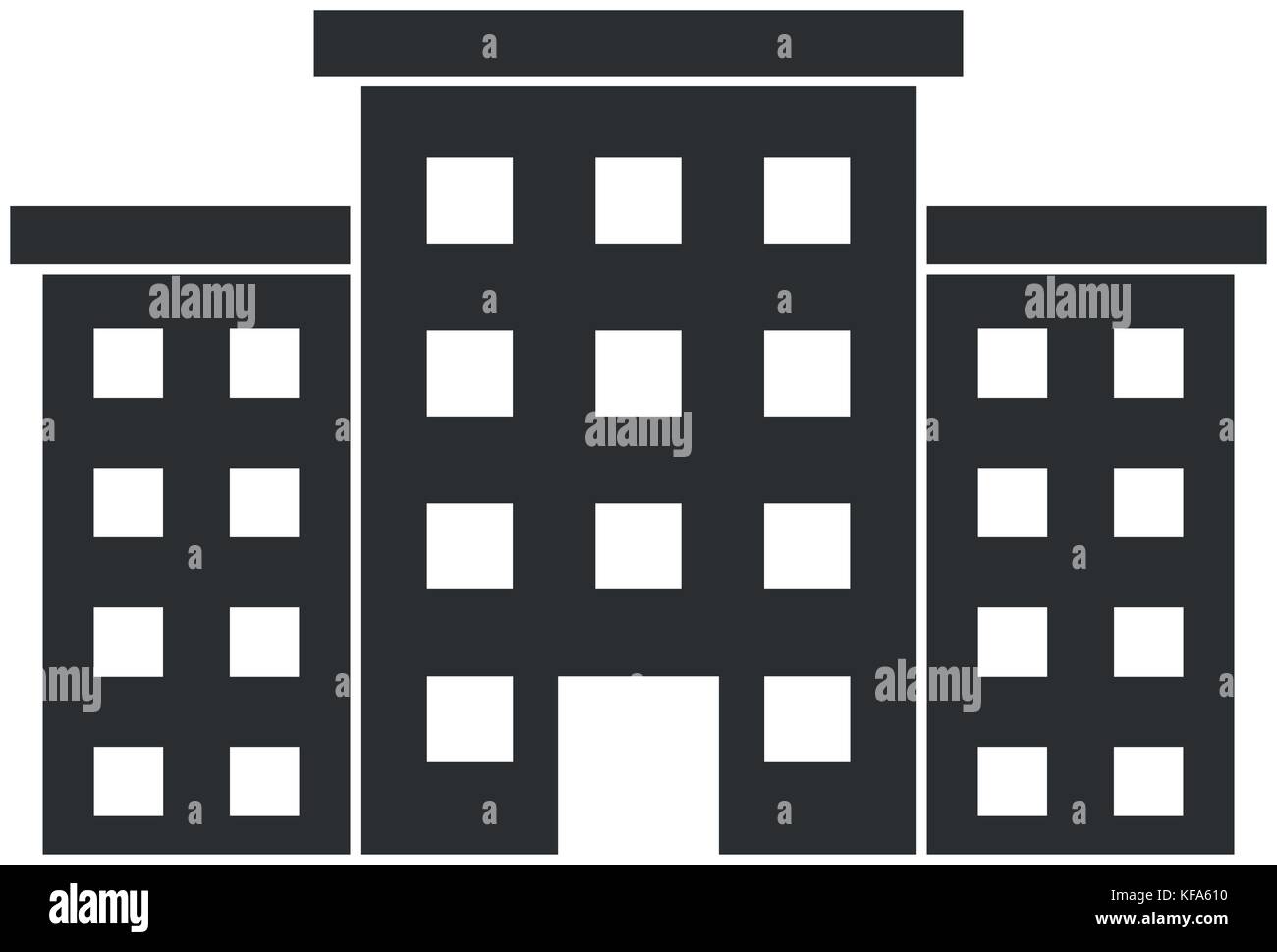 hospital building isolated icon vector illustration design Stock Vector ...