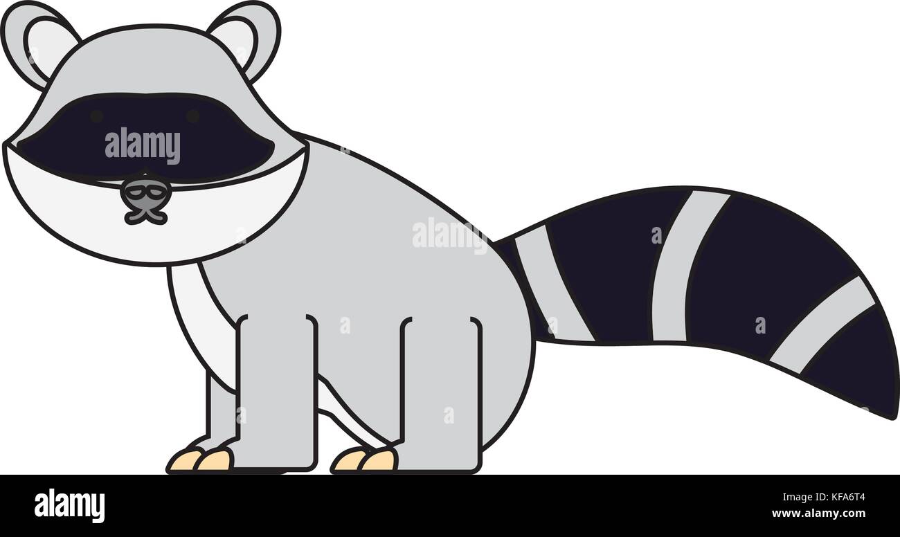 cartoon raccon icon Stock Vector Image & Art - Alamy