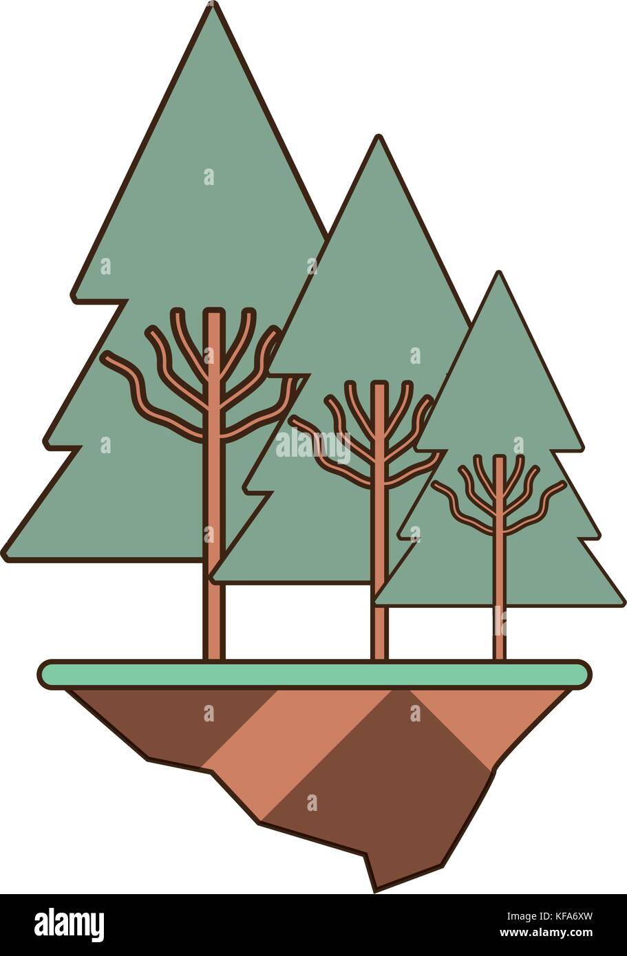 trees icon image Stock Vector Image & Art - Alamy