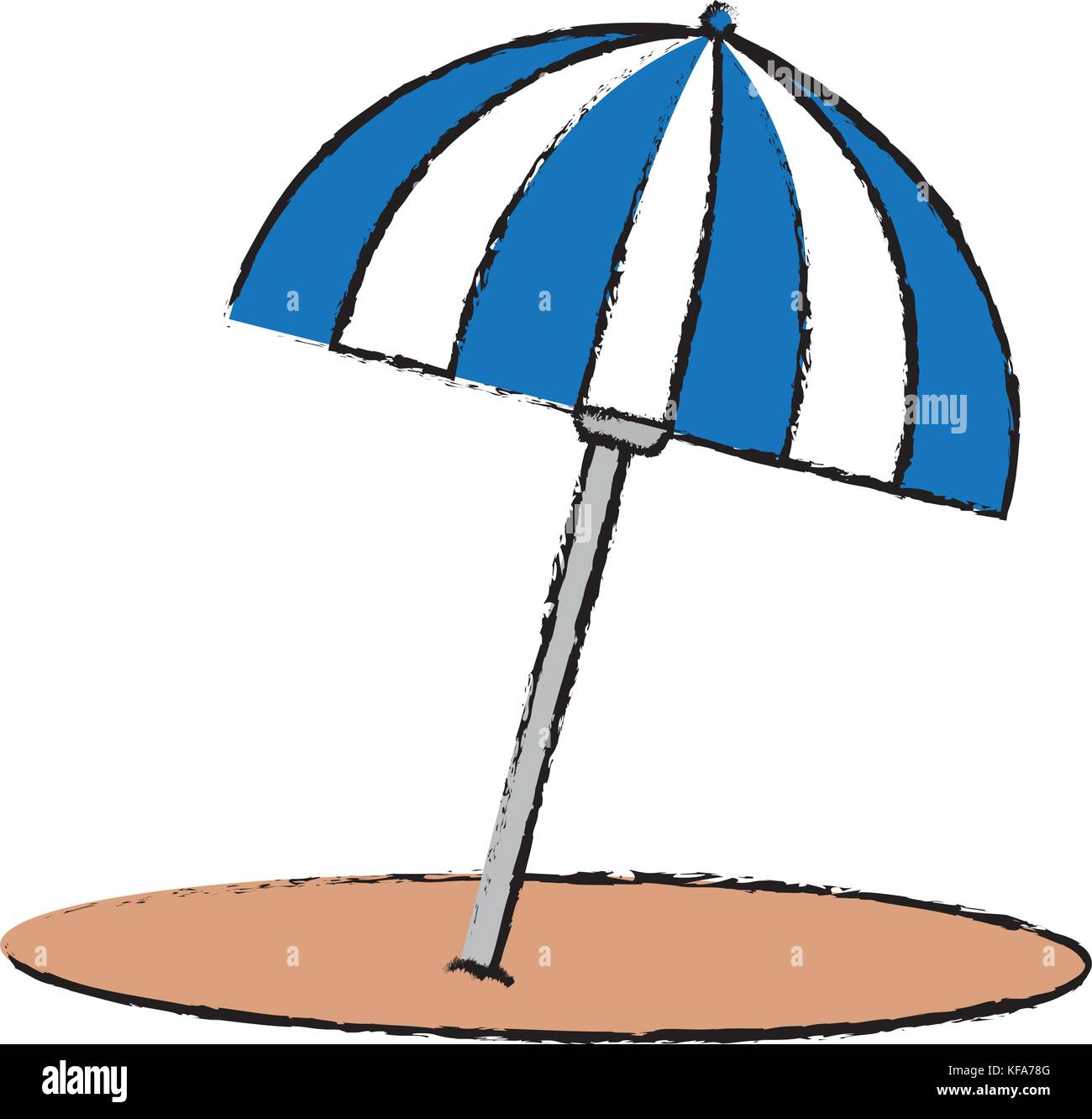 beach umbrella isolated icon vector illustration design Stock Vector ...