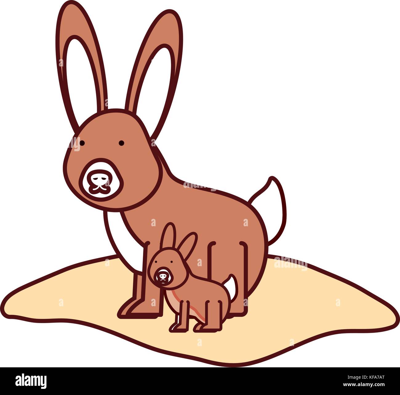 cartoon rabbit icon Stock Vector Image & Art - Alamy