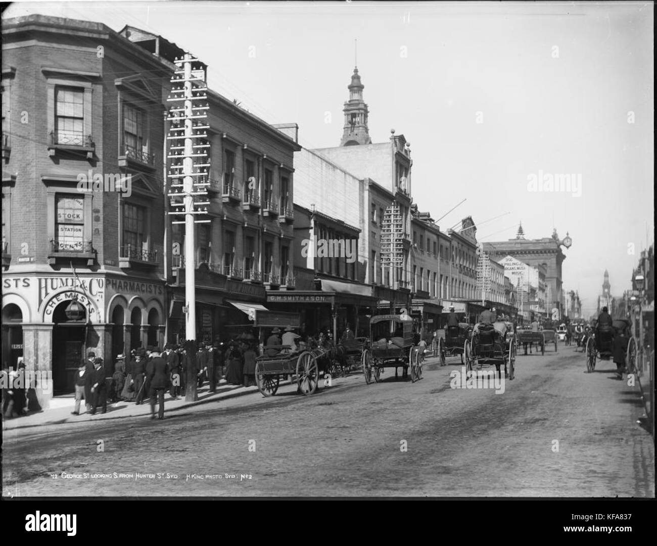 George Street, Looking South from Hunter Street, Sydney (4903239347) Stock Photo